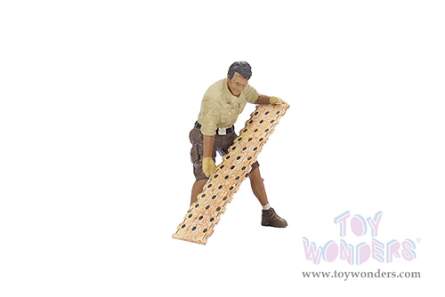 Showcasts® Figurines - 4x4 Mechanic - Figure 8 (1/18 scale, Beige/Brown) AD-18018 MAP: $14.99