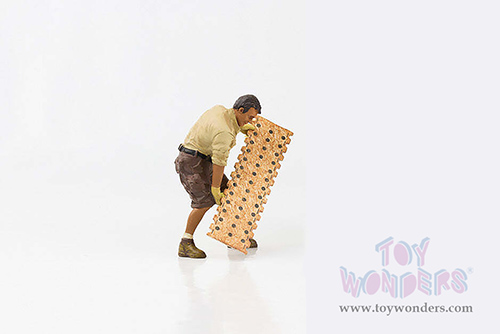 Showcasts® Figurines - 4x4 Mechanic - Figure 8 (1/18 scale, Beige/Brown) AD-18018 MAP: $14.99