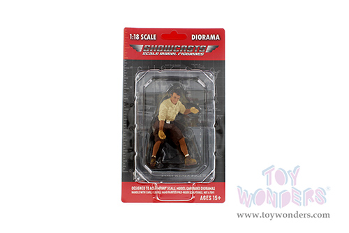 Showcasts® Figurines - 4x4 Mechanic - Figure 8 (1/18 scale, Beige/Brown) AD-18018 MAP: $14.99