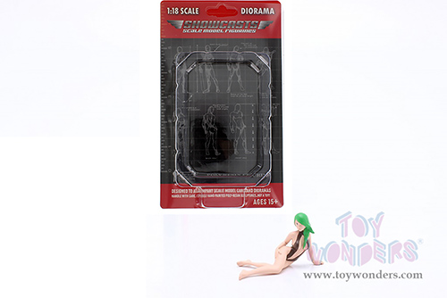 Showcasts® Figurines - Cosplay Girls Figure 1 (1/18 scale, Brown/Green) AD-18301 MAP: $14.99