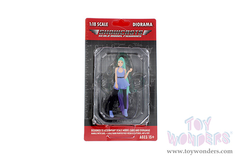 Showcasts® Figurines - Cosplay Girls Figure 4 (1/18 scale, Blue/Green) AD-18304 MAP: $14.99