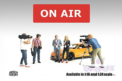 Showcasts® Figurines - On Air Figure 2 (1/24 scale, Blue/Gray) AD-24402 MAP: $10.99