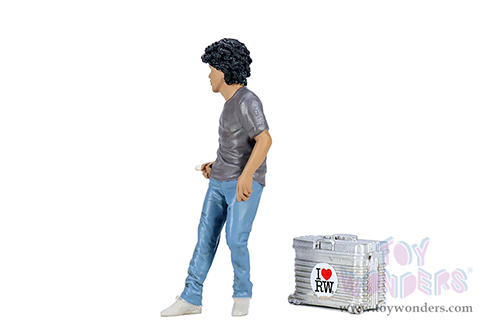 Showcasts® Figurines - RWB Legend Akira Nakai | Nakai-San Figure 2 with Briefcase (2 pcs.) (1/18 scale, Gray/Blue) AD-18502 MAP: $20.99