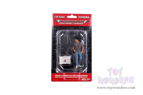 Showcasts® Figurines - RWB Legend Akira Nakai | Nakai-San Figure 2 with Briefcase (2 pcs.) (1/18 scale, Gray/Blue) AD-18502 MAP: $20.99