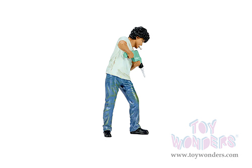 Showcasts® Figurines - RWB Legend Akira Nakai | Nakai-San Figure 3 (1/18 scale, Blue) AD-18503 MAP: $16.99