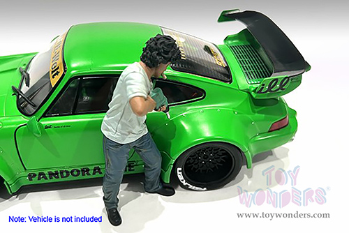 Showcasts® Figurines - RWB Legend Akira Nakai | Nakai-San Figure 3 (1/18 scale, Blue) AD-18503 MAP: $16.99