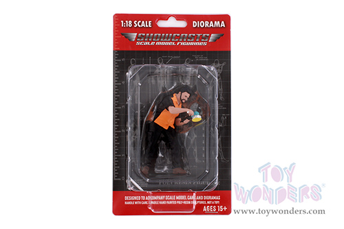 Showcasts® Figurines - Detail Masters Figure 4 - Buff & Wax (1/18 scale, Black/Orange) AD-18604 MAP: $14.99