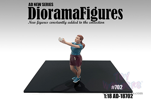 Showcasts® Figurines - Figure18 Series 1 #702 (1/18 scale, Blue/Brown) AD-18702 MAP: $12.99