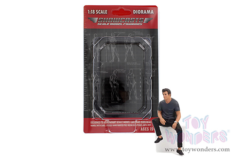 Showcasts® Figurines - Gentlemen's Club Figure 5 (1/18 scale, Gray/Black) AD-18805 MAP: $12.99