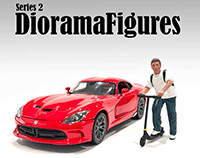 Showcasts® Figurines - Figure18 Series 2 Figure 1 (1/18 scale, Dark Blue,White) AD-18901 MAP: $16.99