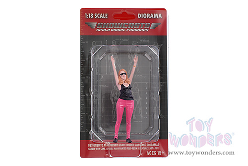 Showcasts® Figurines - Figure18 Series 2 Figure 3 (1/18 scale, Pink/Black) AD-18903 MAP: $14.99