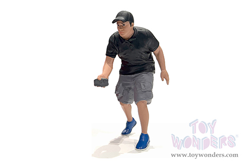 Showcasts® Figurines - Figure18 Series 2 Figure 4 (1/18 scale, Gray/Black) AD-18904 MAP: $14.99