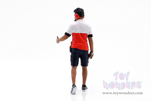Showcasts® Figurines - Race Crew Figure #2 (1/24 scale, Red/White) AD-25002 MAP: $11.99