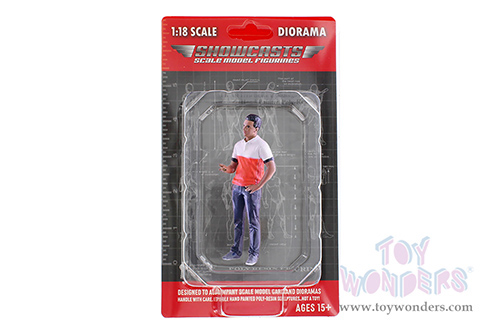 Showcasts® Figurines - Race Crew Figure #4 (1/18 scale, Red/White) AD-19004 MAP: $13.99
