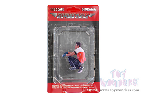 Showcasts® Figurines - Race Crew Figure #5 (1/18 scale, Red/White) AD-19005 MAP: $13.99