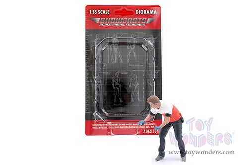 Showcasts® Figurines - Race Crew Figure #6 (1/18 scale, Red/White) AD-19006 MAP: $13.99