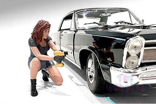 Showcasts® Figurines - "Muscle Mechanics" Figure #3 (1/18 scale, Green/Blue) AD-19203 MAP: $12.99