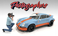 Showcasts® Figurines - "Photographers" Figure #3 (1/24 scale, Blue) AD-25303 MAP: $11.99; 