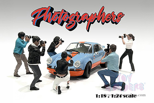 Showcasts® Figurines - "Photographers" Figure #6 (1/24 scale, Black/Gray) AD-25306 MAP: $11.99