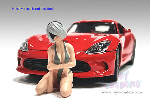 Showcasts® Figurines - Cosplay Girls Figure 5 (1/24 scale, Grey) AD-24305 MAP: $11.99