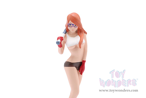 Showcasts® Figurines - Cosplay Girls Figure 6 (1/18 scale, White/orange) AD-18306 MAP: $14.99