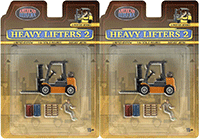 Show product details for American Diorama/Mijo Exclusives - "Heavy Lifters 2" Figure Set (6 pc. set, 1/64 scale diecast metal, Asstd.)  AD-2434MJ