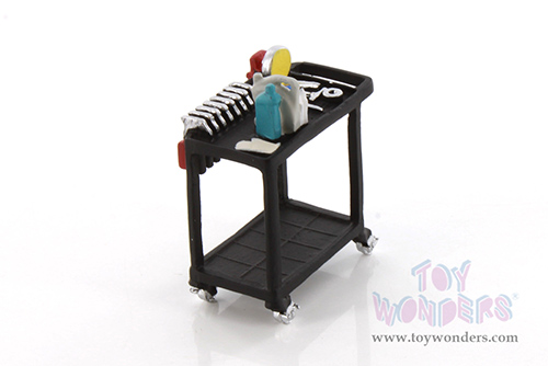 Showcasts® Figurines - Detail Masters Figure 3 - Detailing Cart (1/24 scale, Black) AD-24603 MAP: $11.99