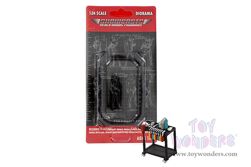Showcasts® Figurines - Detail Masters Figure 3 - Detailing Cart (1/24 scale, Black) AD-24603 MAP: $11.99