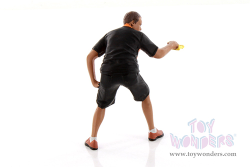 Showcasts® Figurines - Detail Masters Figure 5 - Polish & Shine (1/24 scale, Black/Orange) AD-24605 MAP: $11.99