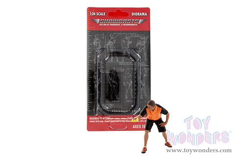 Showcasts® Figurines - Detail Masters Figure 5 - Polish & Shine (1/24 scale, Black/Orange) AD-24605 MAP: $11.99