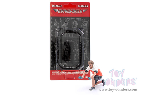 Showcasts® Figurines - Race Crew Figure #1 (1/24 scale, Red/White) AD-25001 MAP: $11.99