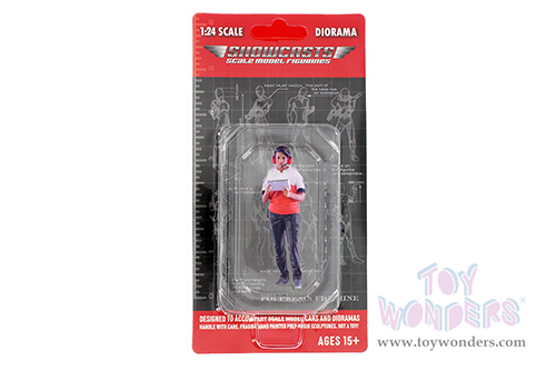 Showcasts® Figurines - Race Crew Figure #3 (1/24 scale, Red/White) AD-25003 MAP: $11.99