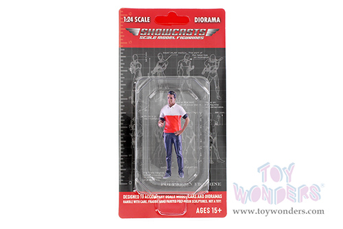 Showcasts® Figurines - Race Crew Figure #4 (1/24 scale, Red/White) AD-25004 MAP: $11.99