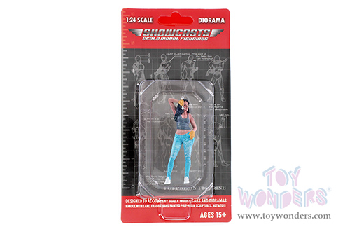 Showcasts® Figurines - "Muscle Mechanics" Figure #4 (1/24 scale, Green/Blue) AD-25204 MAP: $11.99