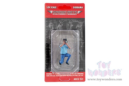 Showcasts® Figurines - "Photographers" Figure #3 (1/24 scale, Blue) AD-25303 MAP: $11.99