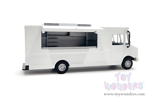 American Diorama/Mijo Exclusives - Food Truck Plain (1/64 scale diecast metal, White)  AD-70200MJ