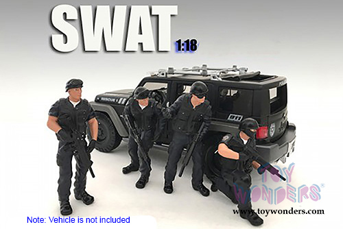 American Diorama Figurine - SWAT Team Snip (1/18 scale, Black) 77421