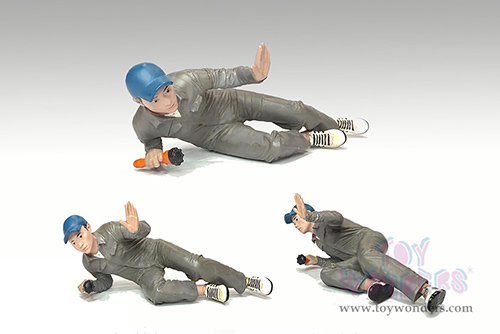 American Diorama Figurine - Premium Series | Top Tuners Figure #4 (1/24 scale, Green) ADP-70104