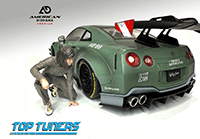 American Diorama Figurine - Premium Series | Top Tuners Figure #5 (1/24 scale, Green) ADP-70105; 