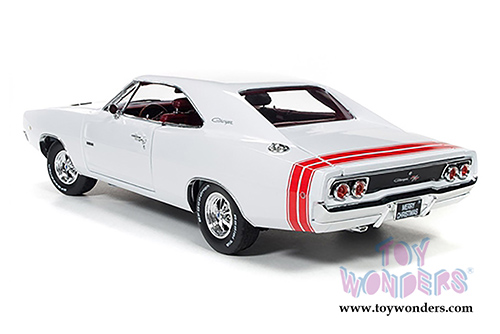 Auto World ERTL - Dodge Charger R/T Christmas Issue #2 Hard Top (1968, 1/18 scale diecast model car, White) AMM1059