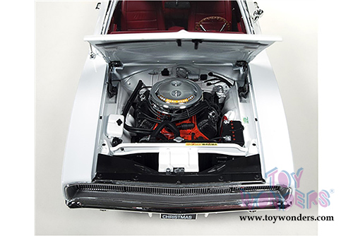 Auto World ERTL - Dodge Charger R/T Christmas Issue #2 Hard Top (1968, 1/18 scale diecast model car, White) AMM1059