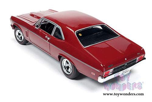 Auto World American Muscle - Baldwin Motion&trade; Nova&trade; SS 427 Hard Top (1969, 1/18 scale diecast model car, Red) AMM1073