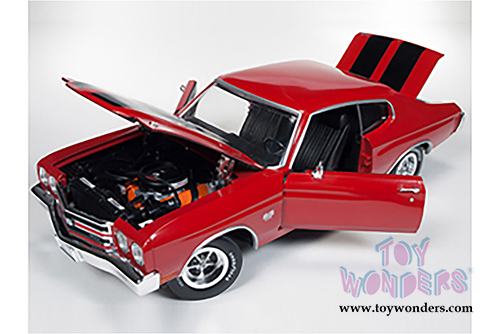 Auto World American Muscle - Chevy Chevelle SS 396 Hard Top (1970, 1/18 scale diecast model car, Red) AMM1082