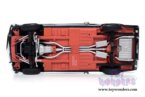 Auto World - American Muscle | Ford Mustang GT Hard Top (1965, 1/18 scale diecast model car, Caspian Blue) AMM1093