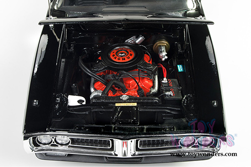 Auto World American Muscle - Dodge Charger R/T SE Hard Top with Sunroof (1971, 1/18 scale diecast model car, Black) AMM1107