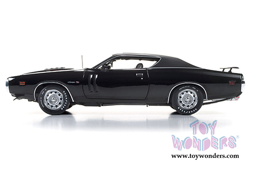 Auto World American Muscle - Dodge Charger R/T SE Hard Top with Sunroof (1971, 1/18 scale diecast model car, Black) AMM1107