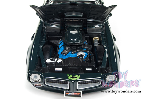 Auto World - Pontiac&reg; Firebird&reg; Trans Am Hardtop (1973, 1/18 scale diecast model car, Brewster Green) AMM1109