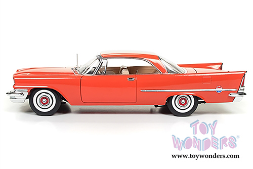Auto World - American Muscle | Chrysler 300C 60th Anniversary (1957, 1/18 scale diecast model car, Gauguin Red) AMM1110