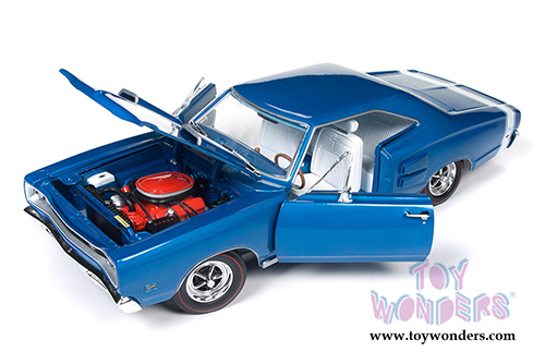 Auto World - Dodge Coronet R/T 50th Anniversary Hardtop (1969, 1/18 scale diecast model car, B5 Blue) AMM1116