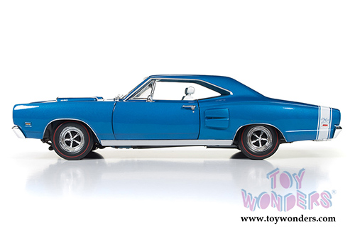 Auto World - Dodge Coronet R/T 50th Anniversary Hardtop (1969, 1/18 scale diecast model car, B5 Blue) AMM1116